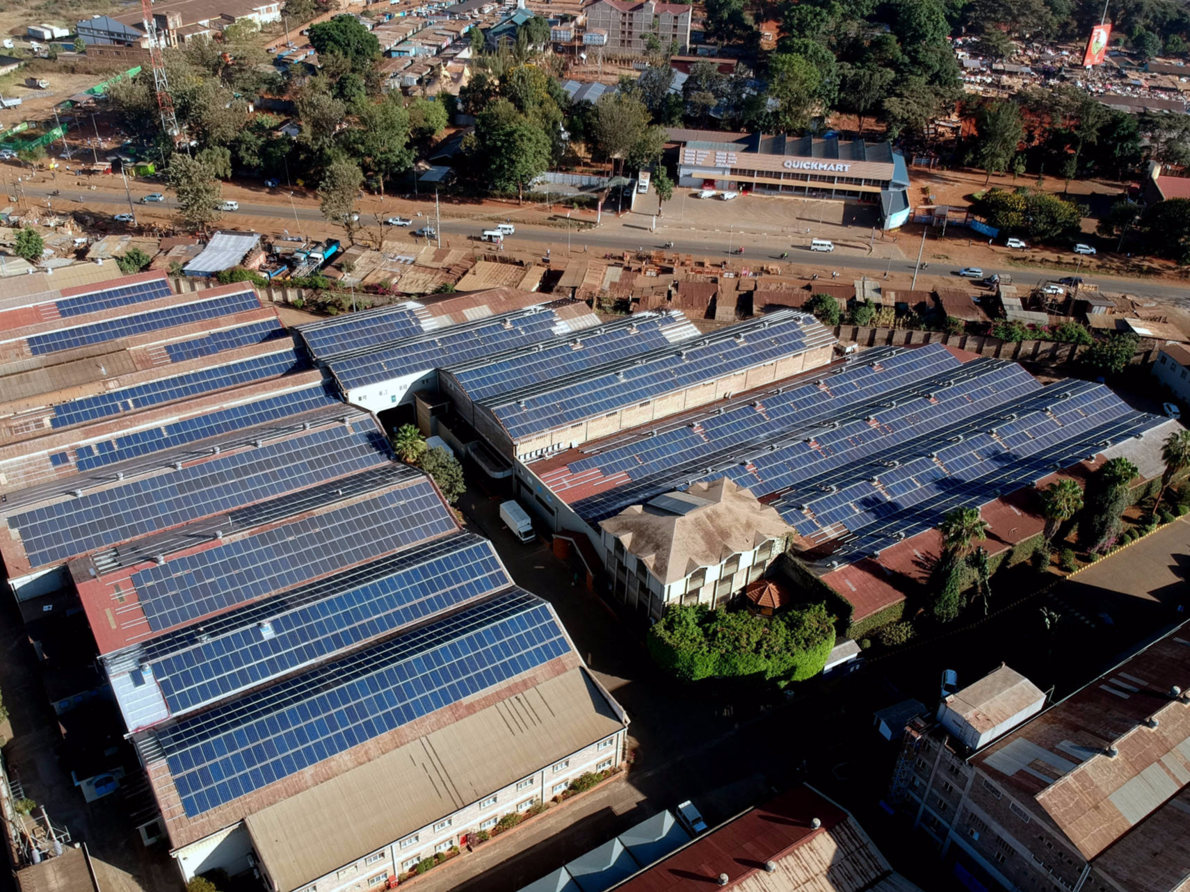 720 kW solar-diesel hybrid plant at a factory | Somaliland